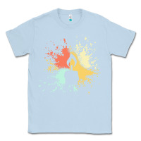 Dusty Blue candle t  shirt c a n d l e i n k s p l a s h t  shirt Classic Tee - linhVisuals