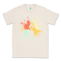 Natural candle t  shirt c a n d l e i n k s p l a s h t  shirt Classic Tee - linhVisuals