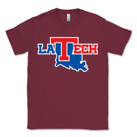 Burgundy louisiana tech bulldogs Classic Tee - linhVisuals