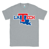 Heather Grey louisiana tech bulldogs Classic Tee - linhVisuals