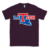 Plum louisiana tech bulldogs Classic Tee - linhVisuals