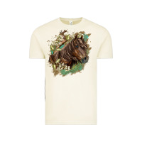 Vintage Arctic missouri horse floral background Vintage Tee - LillyAllenDesigns