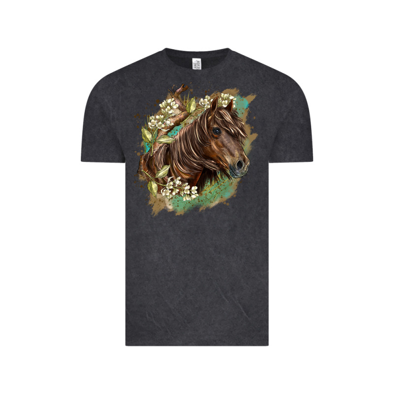 Missouri Horse Floral Background Vintage Tee by LillyAllenDesigns | Teevron