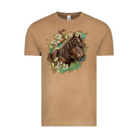 Vintage Camel missouri horse floral background Vintage Tee - LillyAllenDesigns
