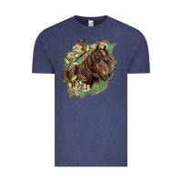 Vintage Denim missouri horse floral background Vintage Tee - LillyAllenDesigns