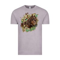 Vintage Zinc missouri horse floral background Vintage Tee - LillyAllenDesigns