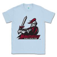 Dusty Blue manhattanville valiants Classic Tee - linhVisuals
