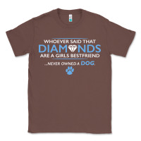 Chestnut whoever said that diamonds are a girls best friend never owned a dog Classic Tee - linhVisuals