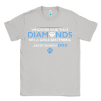 Moon Dust whoever said that diamonds are a girls best friend never owned a dog Classic Tee - linhVisuals
