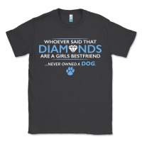 Smoke whoever said that diamonds are a girls best friend never owned a dog Classic Tee - linhVisuals
