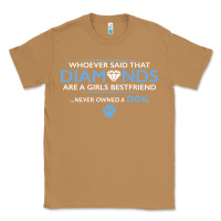 Toasted Coconut whoever said that diamonds are a girls best friend never owned a dog Classic Tee - linhVisuals