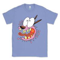 Colony Blue courage the cowardly dog Classic Tee - linhVisuals