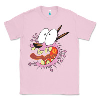 Bubblegum Pink courage the cowardly dog Classic Tee - linhVisuals