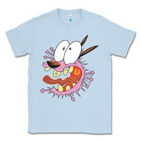 Dusty Blue courage the cowardly dog Classic Tee - linhVisuals
