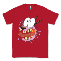 Red courage the cowardly dog Classic Tee - linhVisuals