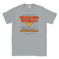 Heather Grey wonder  woman Classic Tee - linhVisuals