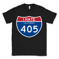 Black los angeles california interstate 405 (i 405) sweatshirt Classic Tee - linhVisuals
