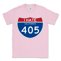 Bubblegum Pink los angeles california interstate 405 (i 405) sweatshirt Classic Tee - linhVisuals