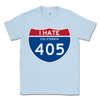 Dusty Blue los angeles california interstate 405 (i 405) sweatshirt Classic Tee - linhVisuals