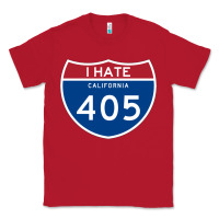 Red los angeles california interstate 405 (i 405) sweatshirt Classic Tee - linhVisuals