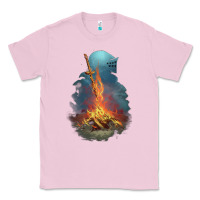 Bubblegum Pink Souls Bonfire Classic Tee - linhVisuals