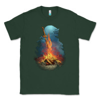 Sports Green Souls Bonfire Classic Tee - linhVisuals