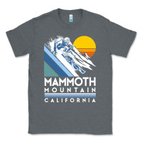 Charcoal Heather mammoth mountain california retro ski sweatshirt Classic Tee - linhVisuals
