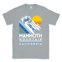 Heather Grey mammoth mountain california retro ski sweatshirt Classic Tee - linhVisuals