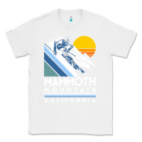 White mammoth mountain california retro ski sweatshirt Classic Tee - linhVisuals