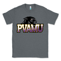 Charcoal Heather Prairie View A&M Panthers And Lady Panthers Rectangle Patch Classic Tee - linhVisuals