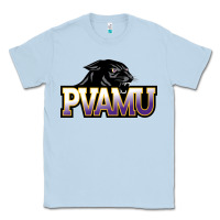 Dusty Blue Prairie View A&M Panthers And Lady Panthers Rectangle Patch Classic Tee - linhVisuals