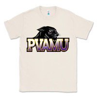 Natural Prairie View A&M Panthers And Lady Panthers Rectangle Patch Classic Tee - linhVisuals