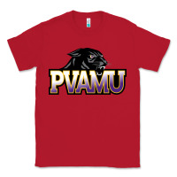 Red Prairie View A&M Panthers And Lady Panthers Rectangle Patch Classic Tee - linhVisuals