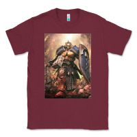 Burgundy Warhammer Characters Classic Tee - linhVisuals