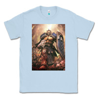 Dusty Blue Warhammer Characters Classic Tee - linhVisuals