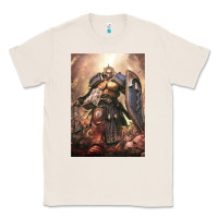 Natural Warhammer Characters Classic Tee - linhVisuals