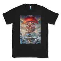 Black The Painted World Classic Tee - linhVisuals