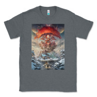 Charcoal Heather The Painted World Classic Tee - linhVisuals