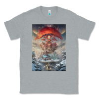 Heather Grey The Painted World Classic Tee - linhVisuals