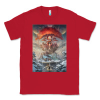 Red The Painted World Classic Tee - linhVisuals