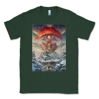 Sports Green The Painted World Classic Tee - linhVisuals