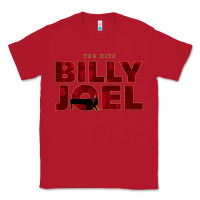 Red the hits billy - joel the best pianist Classic Tee - linhVisuals