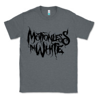 Charcoal Heather Motionless In White Classic Tee - linhVisuals