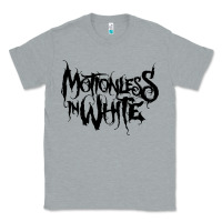 Heather Grey Motionless In White Classic Tee - linhVisuals