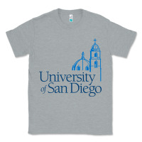 Heather Grey The university of san diego Classic Tee - linhVisuals