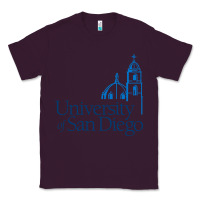 Plum The university of san diego Classic Tee - linhVisuals