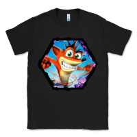 Black CRASH BANDICOOT LEGENDS Classic Tee - linhVisuals