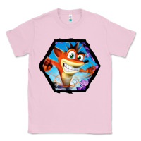 Bubblegum Pink CRASH BANDICOOT LEGENDS Classic Tee - linhVisuals
