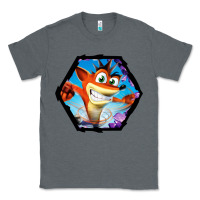 Charcoal Heather CRASH BANDICOOT LEGENDS Classic Tee - linhVisuals