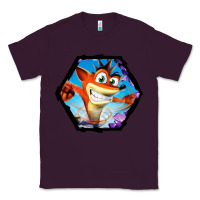 Plum CRASH BANDICOOT LEGENDS Classic Tee - linhVisuals